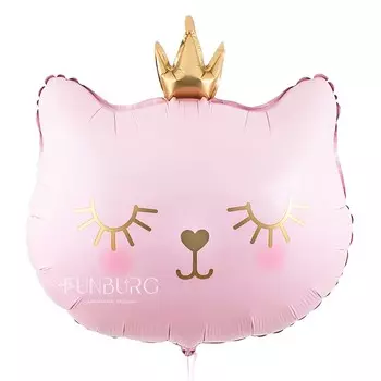 Шар из фольги «Котенок принцесса»