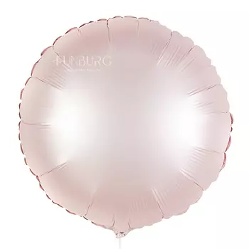 Шар из фольги «Круг Satin нежно-розовый»