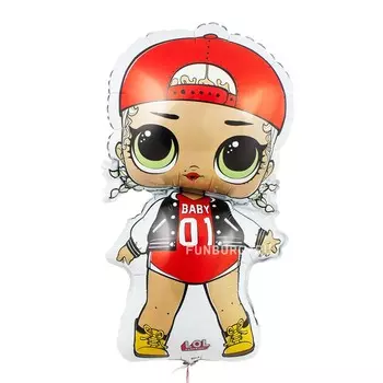 Шар из фольги «Кукла LOL MC Swag»