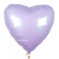 Шар из фольги «Лавандовое сердце»