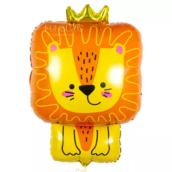Шар из фольги «Лев» в короне