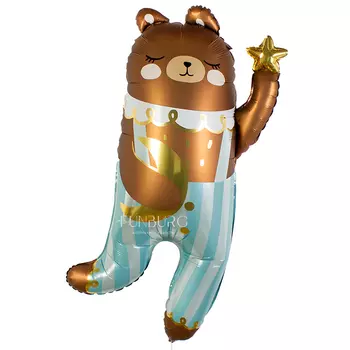 Шар из фольги «Мишка в штанишках»