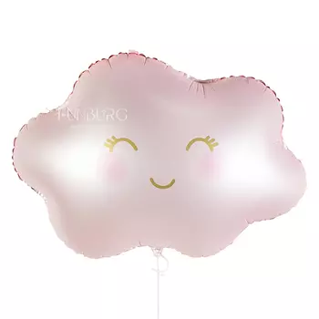 Шар из фольги «Облачко» розовое
