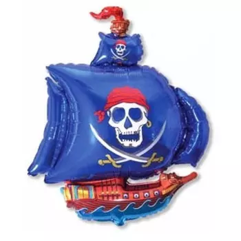 Шар из фольги «Пиратский корабль»
