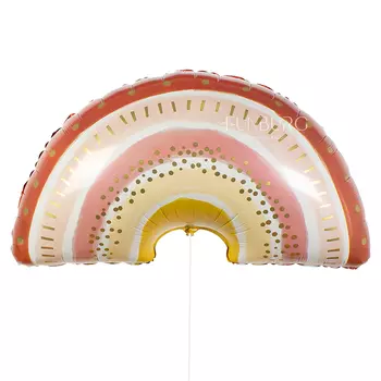 Шар из фольги «Радуга» бохо