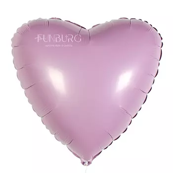 Шар из фольги «Сердце орхидея»