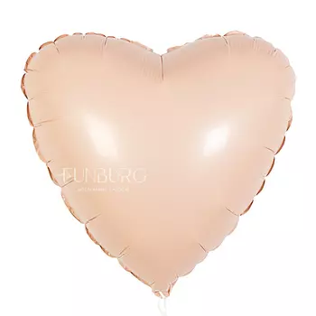 Шар из фольги «Сердце румяна»