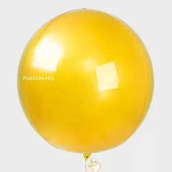 Шар из фольги «Сфера» золотая