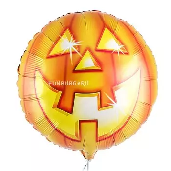 Шар из фольги «Тыква на Хэллоуин»