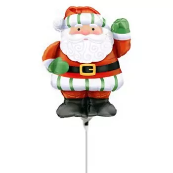 Шар на палочке «Маленький Санта»