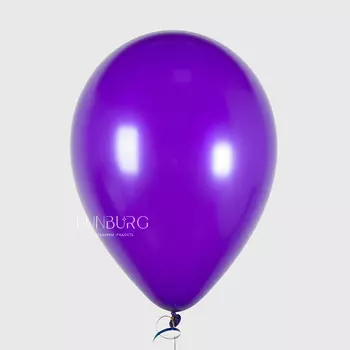 Шарик без рисунка «Фиолетовый» металл