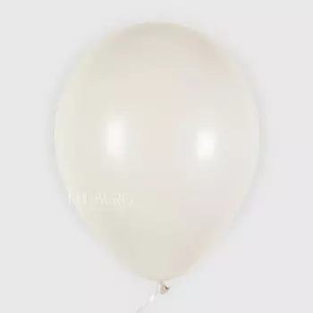 Шарик без рисунка «Кремовый ретро»