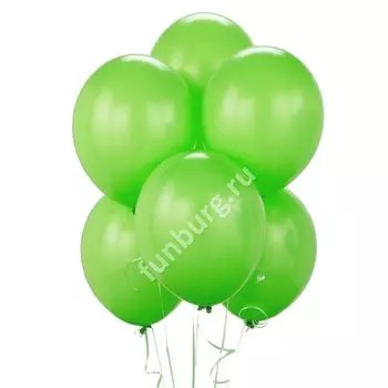 Шарик без рисунка «Лайм»