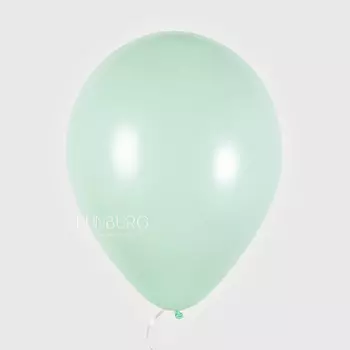 Шарик без рисунка «Нежно-мятный» матовый