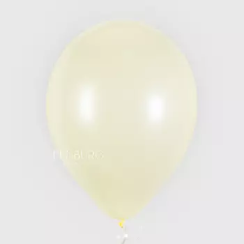 Шарик без рисунка «Нежно-желтый» матовый