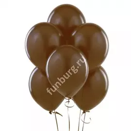 Шарик без рисунка «Шоколадный» пастель
