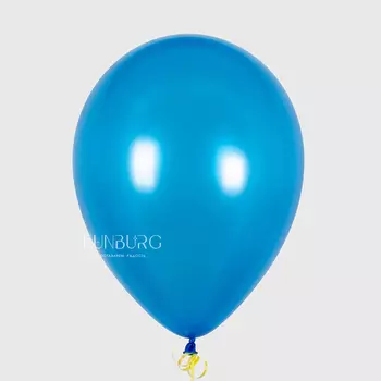 Шарик без рисунка «Синий» металл