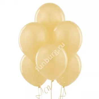 Шарик без рисунка «Слоновая кость» перламутр