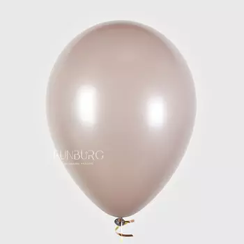 Шарик без рисунка «Жемчужно-бежевый» перламутр