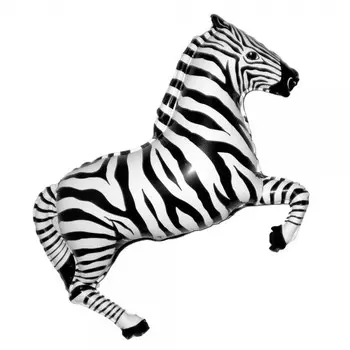 Шарик из фольги «Зебра»