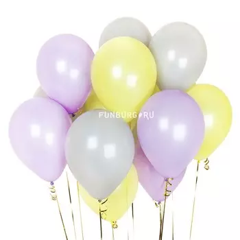 Шарики без рисунка «Ассорти (лавандовое)»