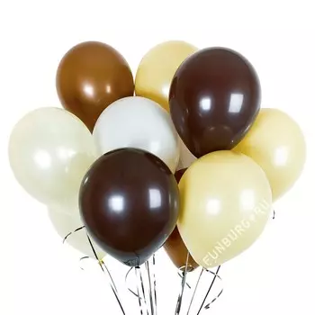 Шарики без рисунка «Ассорти (мокко)»