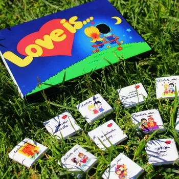 Шоколадный набор «Love is...»