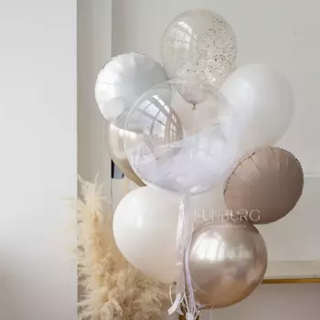 Связка воздушных шаров «Champagne»