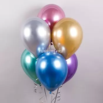 Воздушные шары «Chrome» ассорти