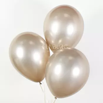 Воздушные шары «Chrome» шампань