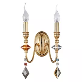 Бра Crystal Lux Mercedes MERCEDES AP2 GOLD/COLOR