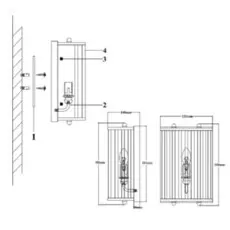 Бра Simple Story 1035 1035-1WL