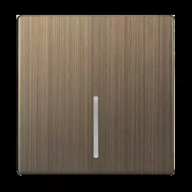 Клавиша для выключателя c подсветкой (бронзовый) Werkel WL12-SW-1G-LED-CP 4690389100536