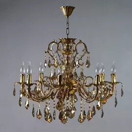 Люстра Ambiente By Brizzi TENERIFE 8888/8 AB Honey Leaf