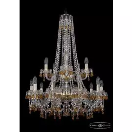 Люстра Bohemia Ivele 1410/10+5/240/h-91/2d/G/V1003