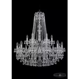 Люстра Bohemia Ivele 1410/12+6/300/h-95/2d/Ni/V0300