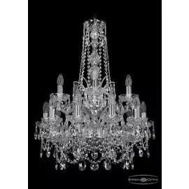 Люстра Bohemia Ivele 1411/10+5/195/h-77/2d/Ni