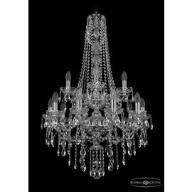 Люстра Bohemia Ivele 1415/10+5/220/h-102/2d/Ni