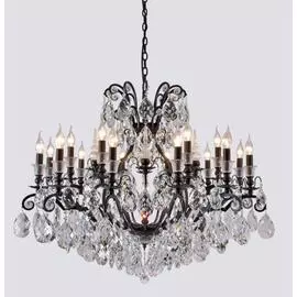 Люстры Crystal Lux MAGNIFICO SP19 BLACK/TRANSPARENT