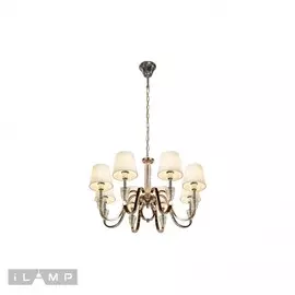 Люстра iLamp ALESTI P2424-8 Nickel