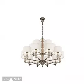 Люстра iLamp ALEXA P2404-10+5 Nickel