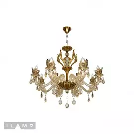 Люстра iLamp ASIA 61078-8+4 BR