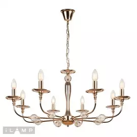 Люстра iLamp AURA 1030-8GD