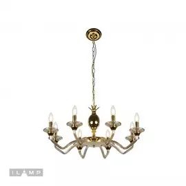 Люстра iLamp FLO YT2049-8 GD+COG