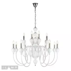 Люстра iLamp LADY 88003-10+5 WH