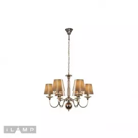 Люстра iLamp ROLLING P2406-6 Nickel
