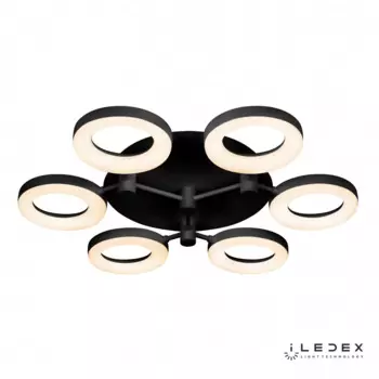 Люстра iLedex JOMO FS-014-X6-(B) 72W BK