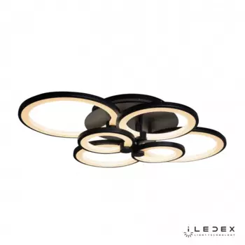 Люстра iLedex RING A001/6 BK