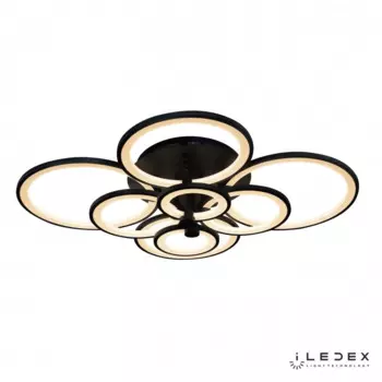 Люстра iLedex RING A001/8 BK