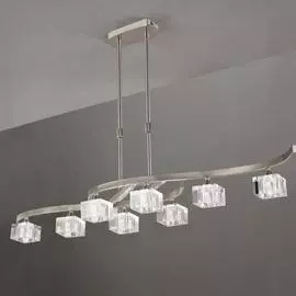 Люстра Mantra Cuadrax Chrom Matte 1116